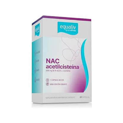 EQUALIV ACETILCISTEINA 600MG 60 CAP