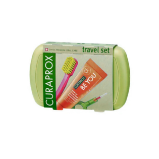 CURAPROX PORTA ESCOVA EM PLASTICO VERDE E ROXO