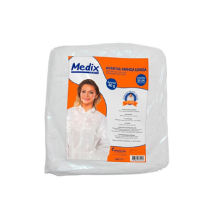 AVENTAL MANGA LONGA 40GR MEDIX 10UN 
