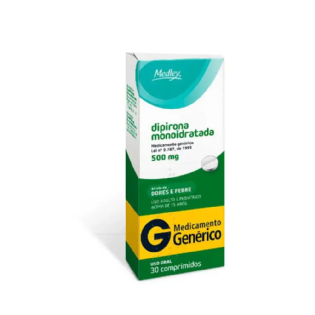 DIPIRONA SODICA 500 MG C/30 COMP