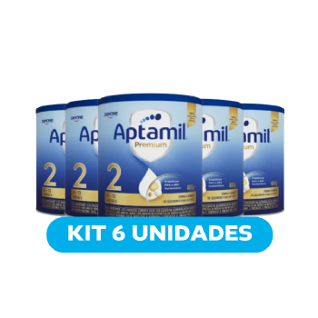 LEITE PO APTAMIL PREMIUM 2 400G | KIT COM 6 UNIDADES