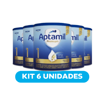 LEITE PO APTAMIL 1 LATA 400G | KIT COM 6 UNIDADES