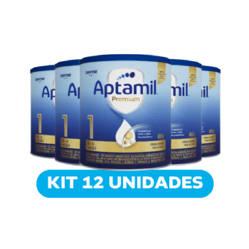 LEITE PO APTAMIL 1 LATA 400G | KIT COM 12 UNIDADES