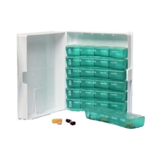 PORTA COMPRIMIDOS SEMANAL PILBOX 7.4 FITNESS BRANCO UNI