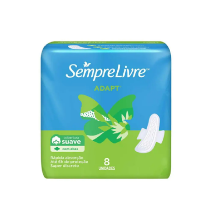 ABSORVENTE SEMPRE LIVRE ADAPT ABAS C/8