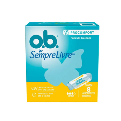ABSORVENTE OB PRO CONFORT MEDIO C/ 8UNID