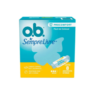 ABSORVENTE OB PRO CONFORT MEDIO C/ 8UNID