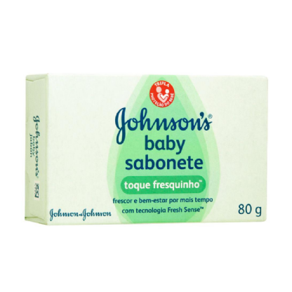 SABONETE JOHNSONS BABY TOQUE FRESQUINHO BARRA 80GR