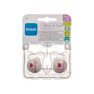 CHUPETA MOM & DAD MAM 0-6 GIRLS