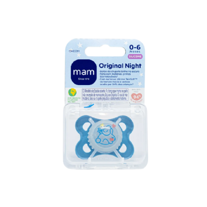 CHUPETA ORIGINAL NIGHT MAM 0-6 BOYS