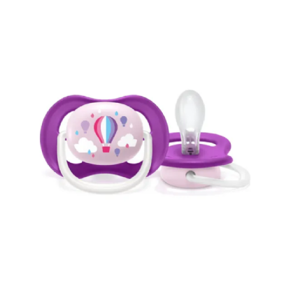 AVENT CHUPETA ULTRA AIR UNITARIA MENINA BALOES 6 18M SCF081/08