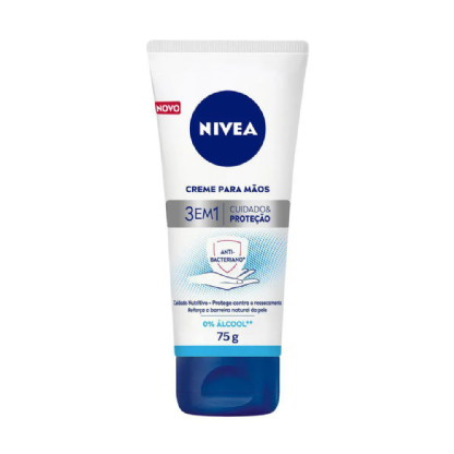 NIVEA CR P MAOS 3EM1 ANTIBAC 75G