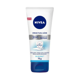NIVEA CR P MAOS 3EM1 ANTIBAC 75G