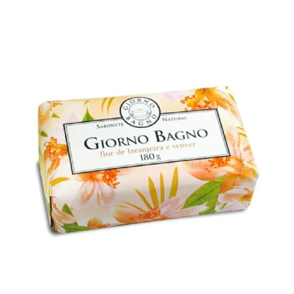 GIORNO SABONETE BARRA FLOR DE LARANJEIRA VETIVER 100G COL