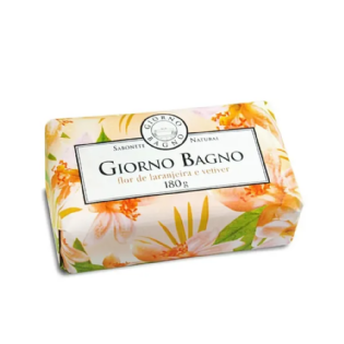 GIORNO SABONETE BARRA FLOR DE LARANJEIRA VETIVER 100G COL