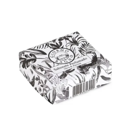 GIORNO SABONETE BARRA OLIVA ALECRIM 100G PRETO E BRANCO