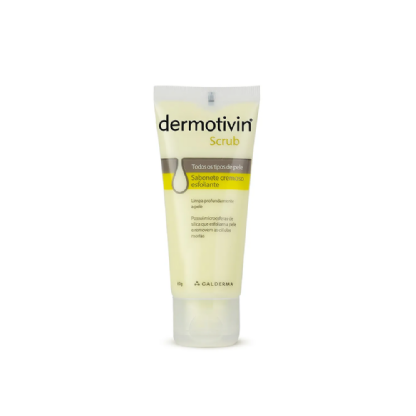 DERMOTIVIN SCRUB SABONETE ESFOLIANTE 60G - PELE OLEOSA