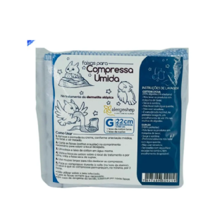 COMPRESSA UMIDA ALERGOSHOP GG KIT 2 UNIDADES