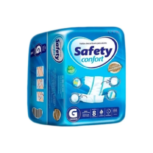 FRALDA SAFETY CONFORT REGULAR G C/8