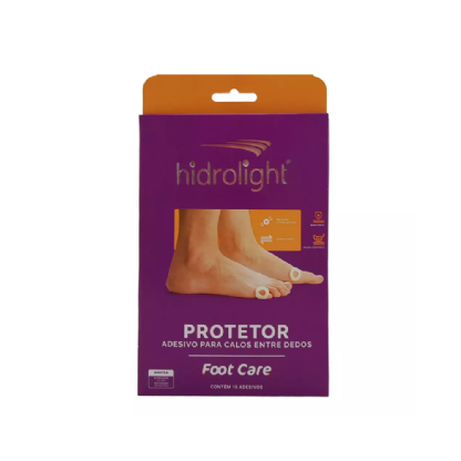 HIDROLIGHT PROTETOR ADESIVO P/ CALOS ENTRE DEDOS U - 15 UNIDADES
