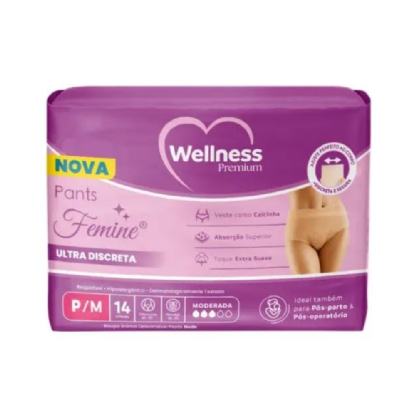 FRALDA WELLNESS PANTS FEM ULTRA DISCRETA P/M14



