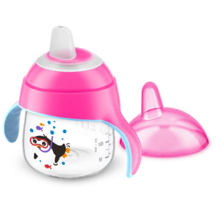 AVENT COPO PINGUIM 200ML ROSA SCF 751/07