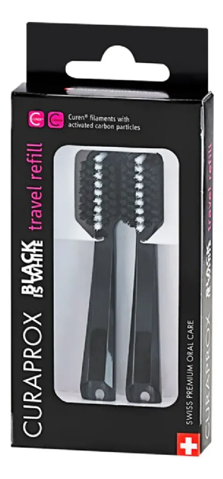 CURAPROX REFIL TRAVEL SET BLACK IS WHITE