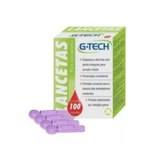 LANCETAS G TECH 28G 100 UNIDADES REF: LAN2810G