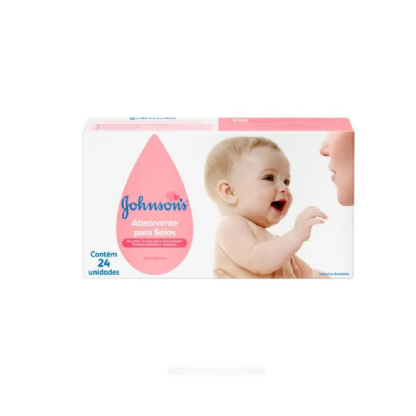 ABSORVENTE PARA SEIOS JOHNSONS C/ 24 UNI