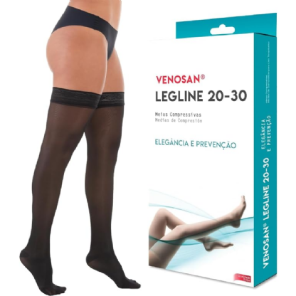 VENOSAN LEGLINE MEIA PANTURRILHA 20-30 TAM MEDIO PRETO VL304BL
