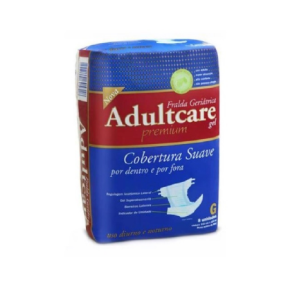 FRALDA ADULTCARE PREMIUM G + 80KG