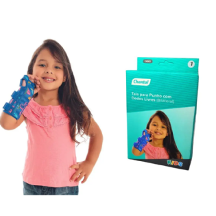 TALA PARA PUNHO COM DEDOS LIVRES INFANTIL ESQUERDA CURTA 13 15CM