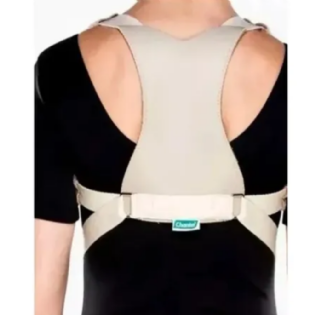 CORRETOR POSTURAL (ESPALDEIRA) ELASTICO BEGE P