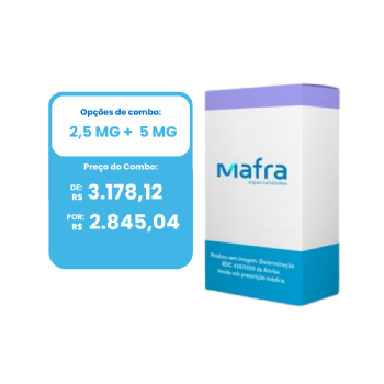 Combo Mounjaro Tirzepatida 2,5mg Solução Injetável 0,5ml