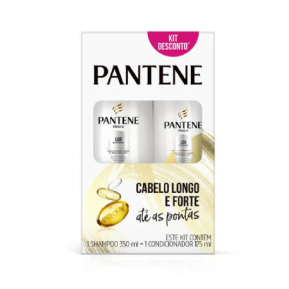 PANTENE KIT LISO EXT SHAMPOO + CONDICIONADOR 175ML
