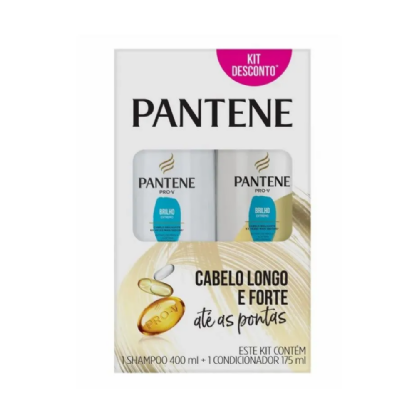 PANTENE KIT BRILHO EXT SHAMPOO 400ML + CONDICIONADOR 175ML