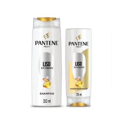 PANTENE KIT LISO EXT SHAMPOO 350ML + CONDICIONADOR 175ML