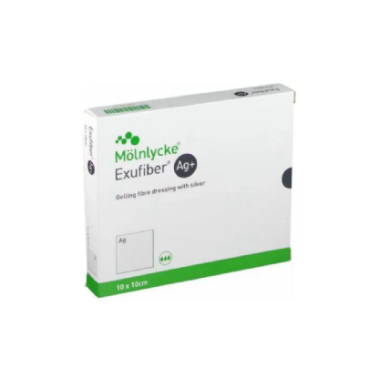EXUFIBER AG+ 10X10CM MOLNLYCKE
