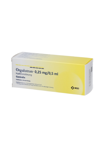 ORGALUTRAN 0,25 MG 1SER.PREENC. 0,25MG/0,5 ML