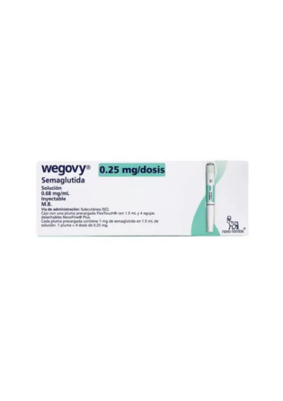WEGOVY 0,25MG (0,68MG/MLX1,5ML) SOL INJ +SIST APLIC+4 AGULHAS (G) (ANT)