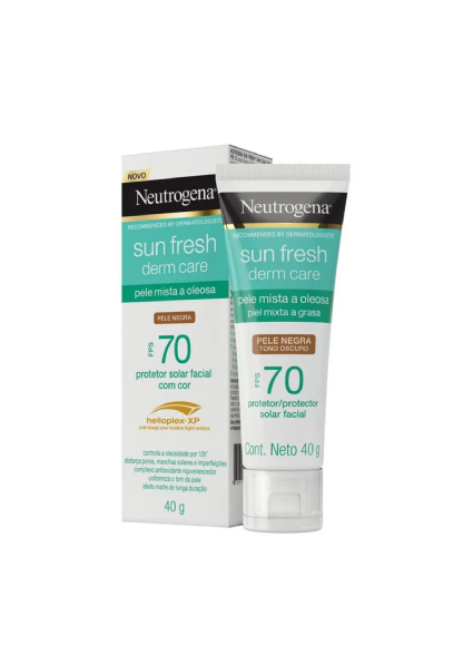 NEUTROGENA SUNFRESH OIL PELE NEGRA F70 40G