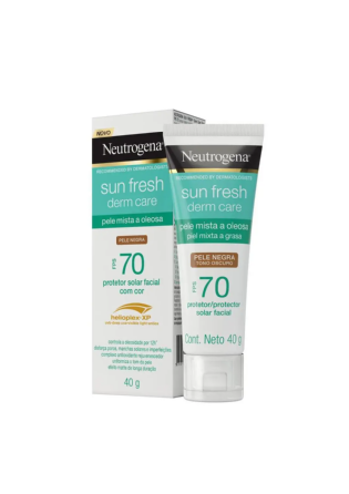NEUTROGENA SUNFRESH OIL PELE NEGRA F70 40G