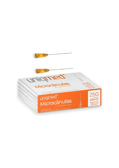UNIQMED MICROCANULAS 25G X 50MM UNID
