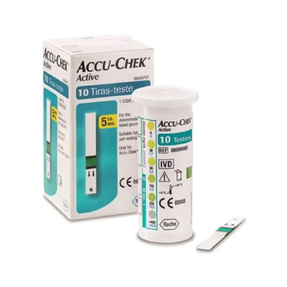 ACCU-CHEK ACTIVE 10 TIRAS