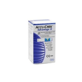 ACCU-CHEK ADVANTAGE 25 TIRAS