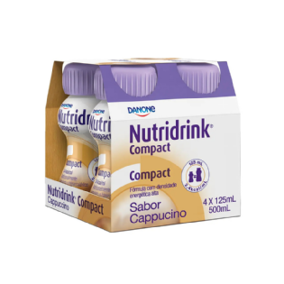 NUTRIDRINK COMPACT PROTEIN CAPUCCINO 4X125ML