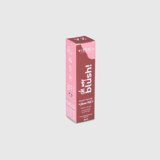 BLUSH LIQUIDO VIZZELA PLUM RED COR 04