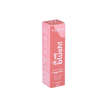 BLUSH LIQUIDO VIZZELA ROUGE ROSE COR 03