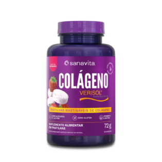 SANAVITA COLAGENO VERISOL MASTIGAVEL 45 PASTILHAS