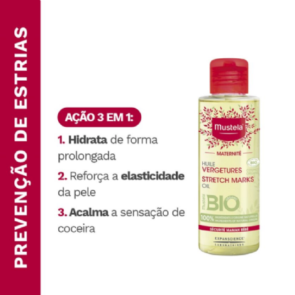 XFL MUSTELA MATERNITE OLEO ANTI-ESTRIAS 105ML NOVO